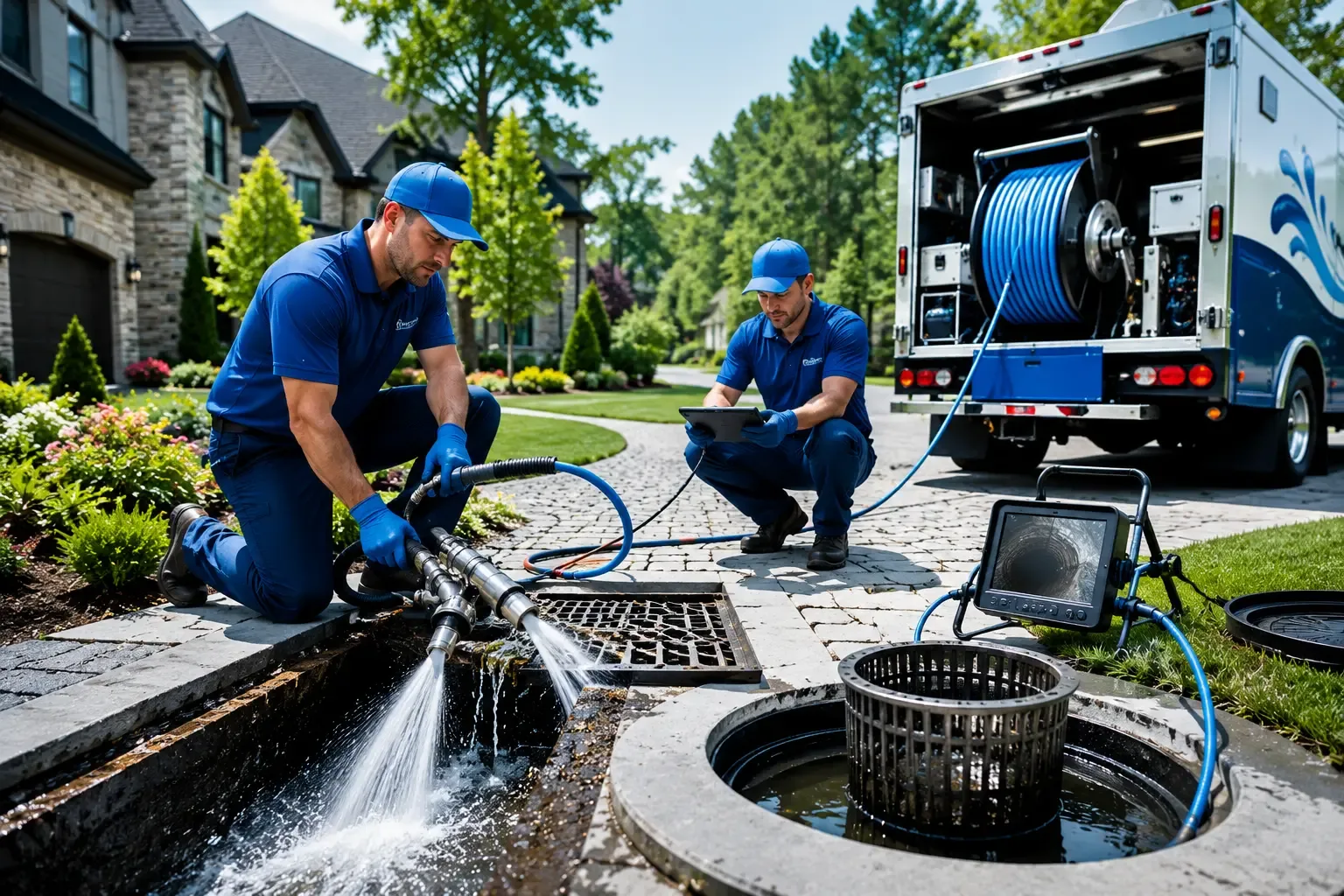 Local outdoor drain cleaning professionals in Sharpsburg, KY